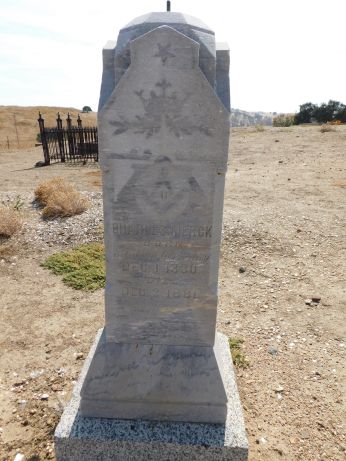 [Picture of Charles Merck grave]